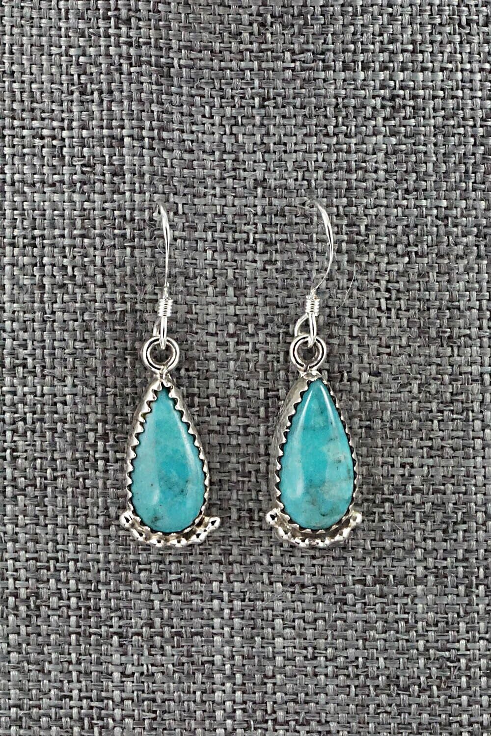 Turquoise & Sterling Silver Earrings - Emery Spencer