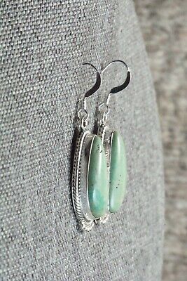 Turquoise & Sterling Silver Earrings - Lee Shorty