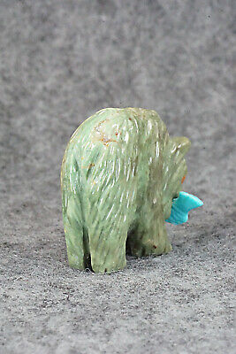 Bear Zuni Fetish Carving - Andres Quandelacy