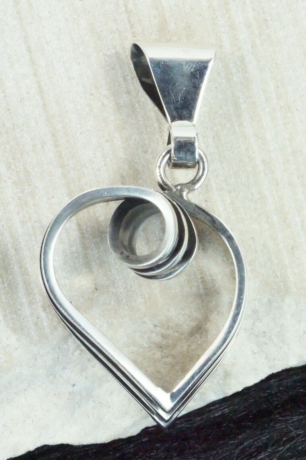 Sterling Silver Pendant - Tom Hawk - High Lonesome Trading