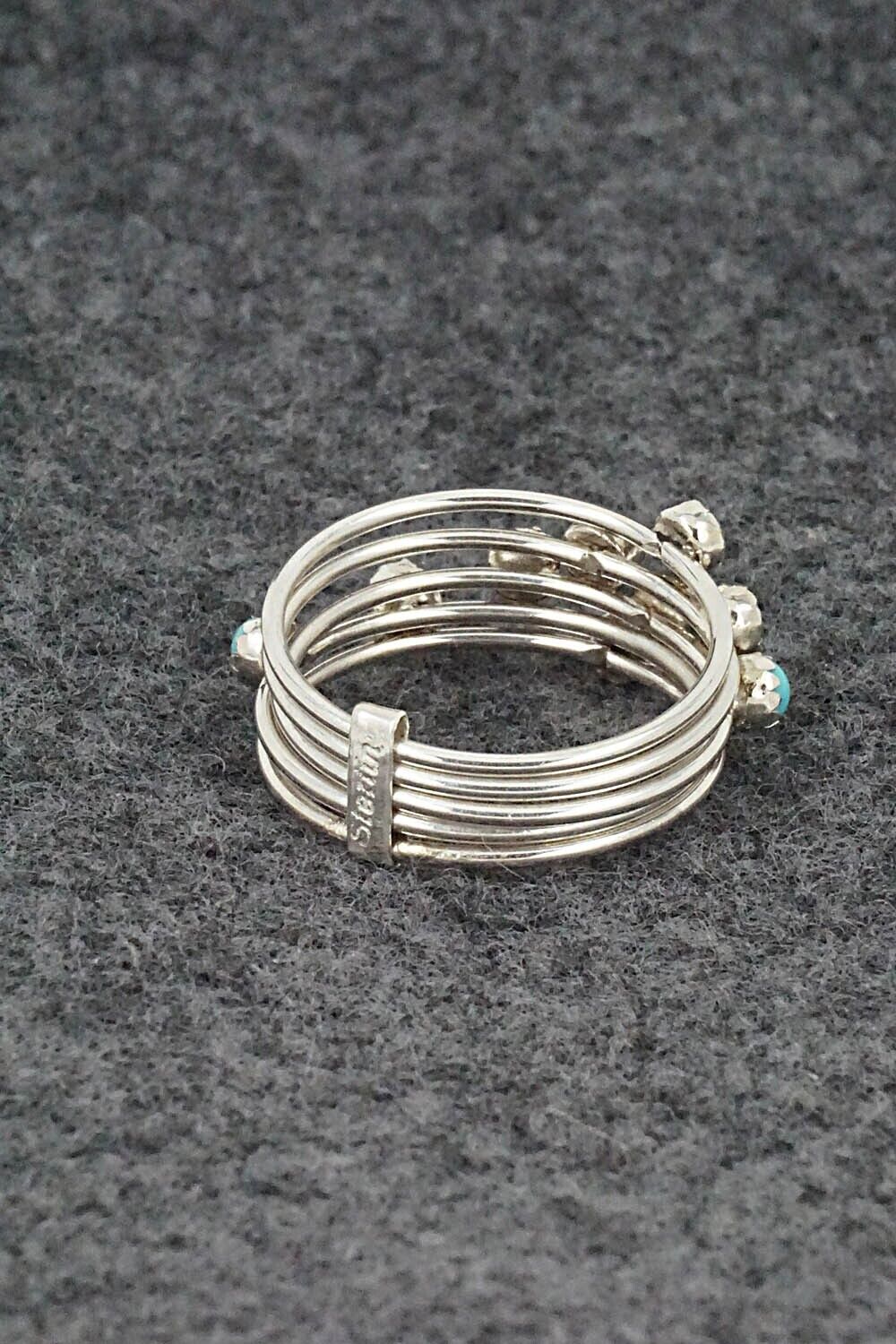 Turquoise & Sterling Silver Ring - Dorothy Yazzie - Size 6.5