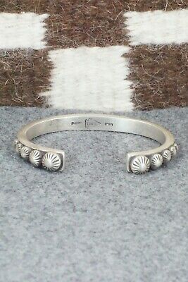 Navajo Sterling Silver Bracelet - Calvin Martinez
