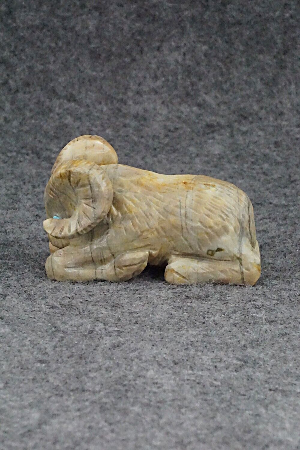 Ram Zuni Fetish Carving - Wilfred Cheama