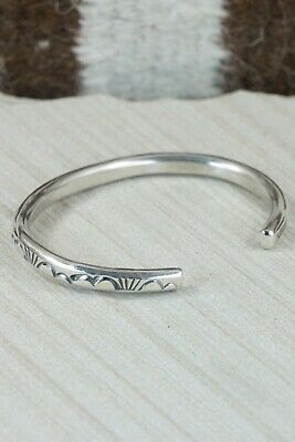 Navajo Sterling Silver Bracelet - Elaine Tahe