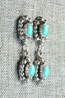 Turquoise & Sterling Silver Earrings - Loretta Smith