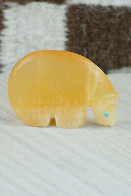 Bear Zuni Fetish Carving - Ronnie Lunasee