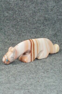 Mountain Lion Zuni Fetish Carving - Reynold Lunasee