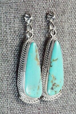 Turquoise & Sterling Silver Earrings - Verley Betone