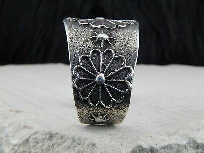 Navajo Sterling Silver Bracelet - Delbert Arviso - High Lonesome Trading