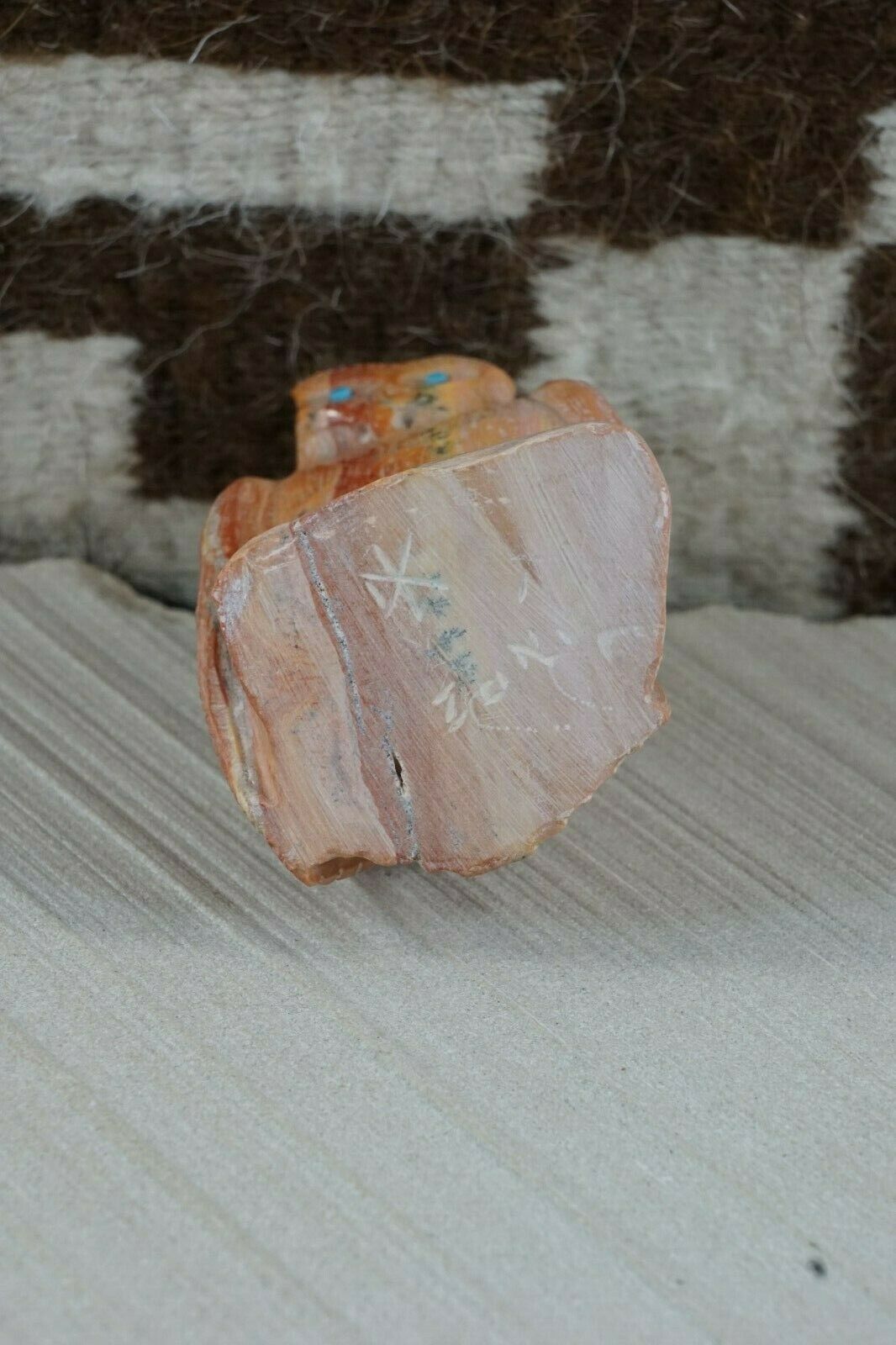Owl Zuni Fetish Carving - Derrick Kaamasee - High Lonesome Trading