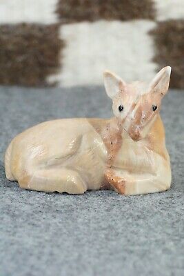 Deer Zuni Fetish Carving - Derrick Kaamasee