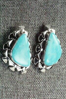 Turquoise and Sterling Silver Earrings - Sharon McCarthy