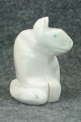 Mountain Lion Zuni Fetish Carving - Gilbert Lonjose