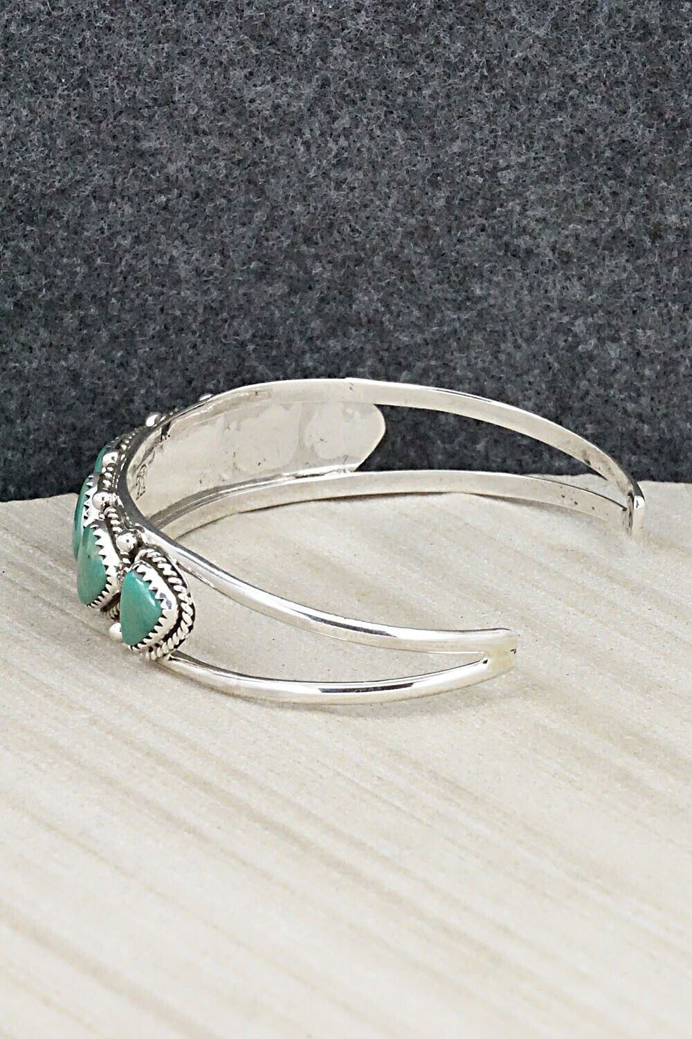 Turquoise & Sterling Silver Bracelet - Roberta Begay