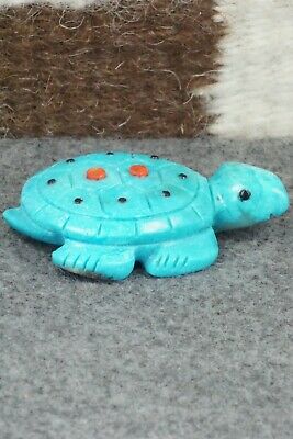 Turtle Zuni Fetish Carving - Reynold Lunasee