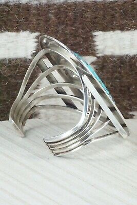 Turquoise & Sterling Silver Bracelet - Navajo