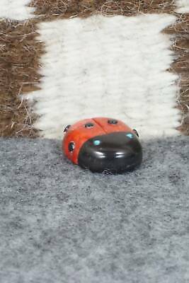 Lady Bug Zuni Fetish Carving - Reynold Lunasee