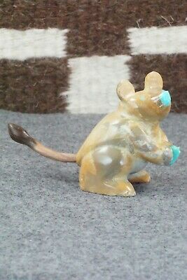 Mouse Zuni Fetish Carving - Enrike Leekya
