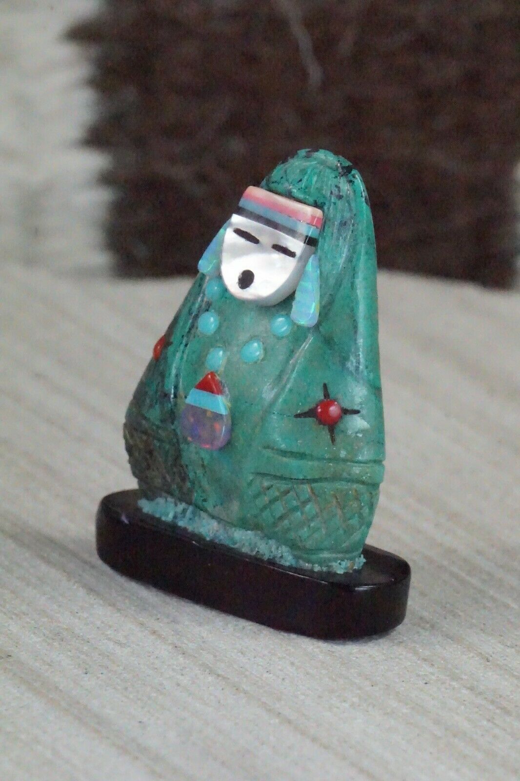 Corn Maiden Zuni Fetish Carving - Faye Quandelacy