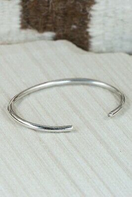 Navajo Sterling Silver Bracelet - Elaine Tahe