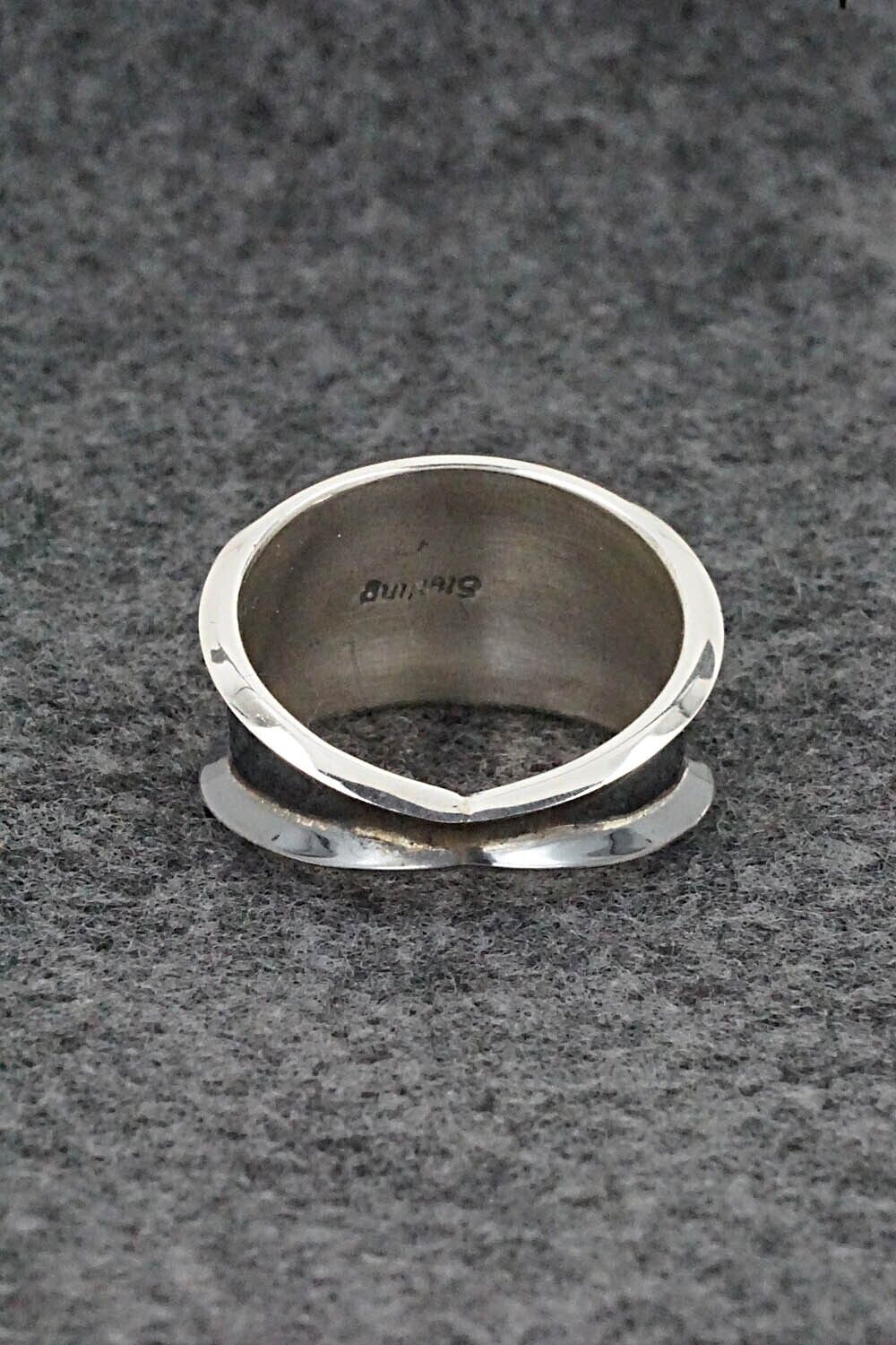 Turquoise & Sterling Silver Ring - Paul Largo - Size 8.75