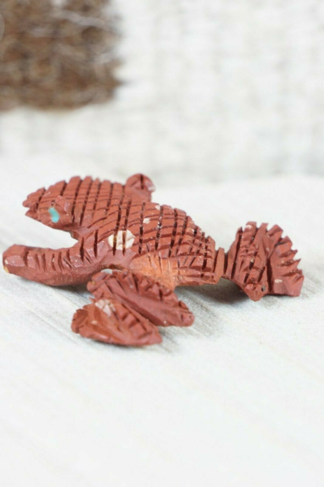 Frog Zuni Fetish Carving - Waylon Cheama - High Lonesome Trading