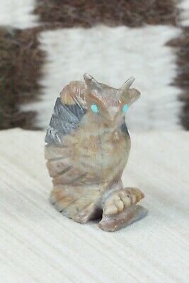 Owl Zuni Fetish Carving - Dana Malani