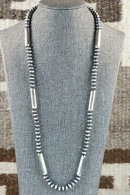 Navajo Sterling Silver Pearl Necklace - Presley Haley