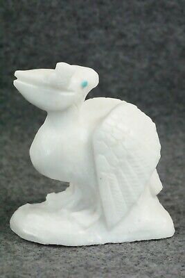 Pelican Zuni Fetish Carving - Derrick Kaamasee