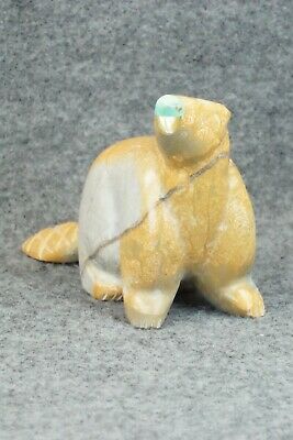 Beaver Zuni Fetish Carving - Enrike Leekya