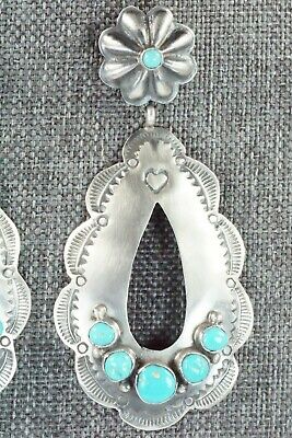 Turquoise & Sterling Silver Earrings - Rita Lee