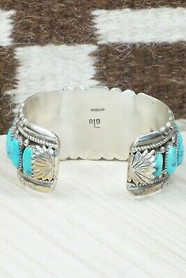 Turquoise and Sterling Silver Watch Bracelet - Robert Leekya