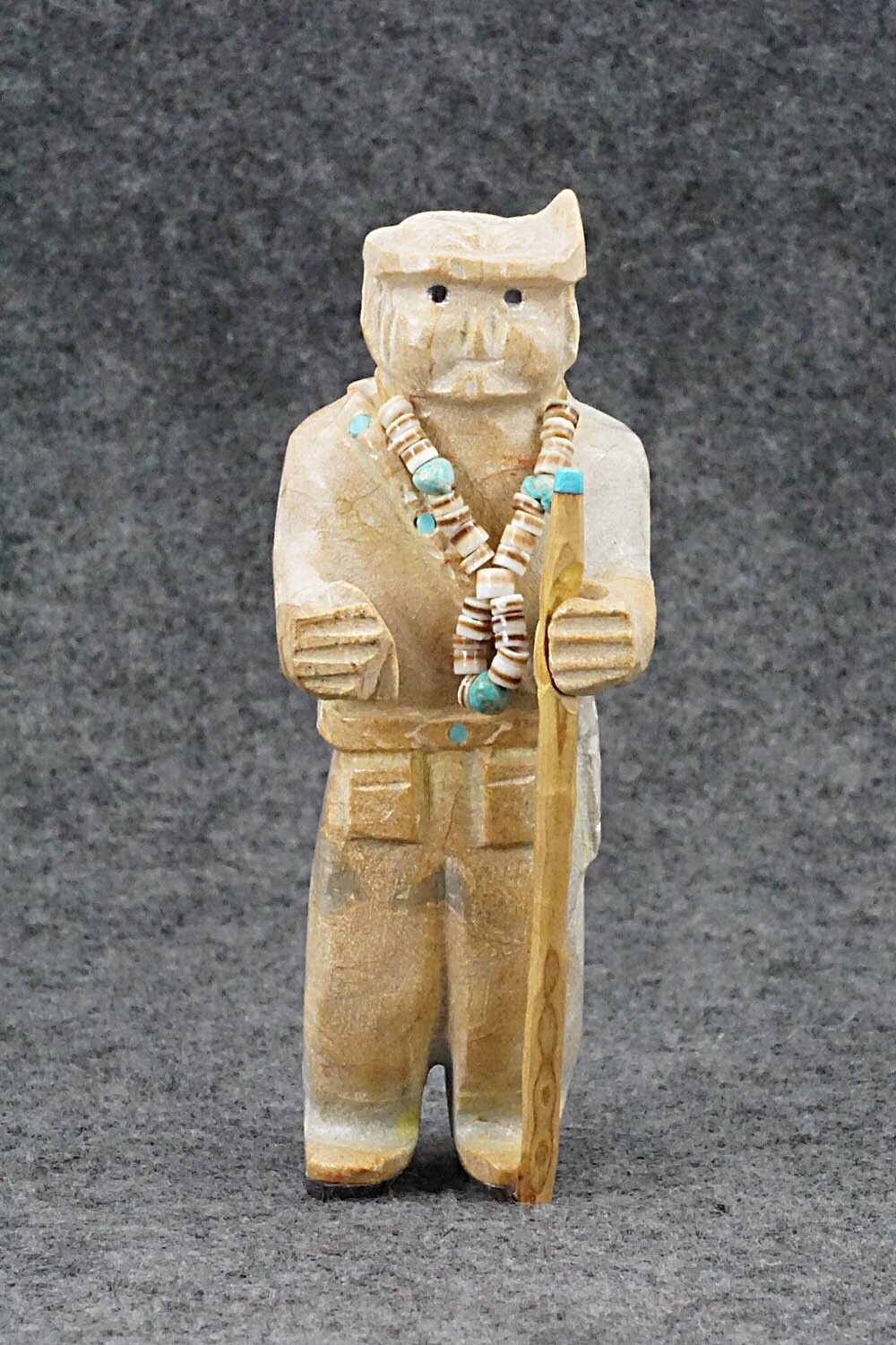 Zuni Farmer Zuni Fetish Carving - Freddie Leekya