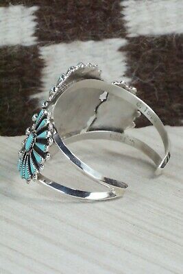 Turquoise & Sterling Silver Bracelet - Carlos Tsipa