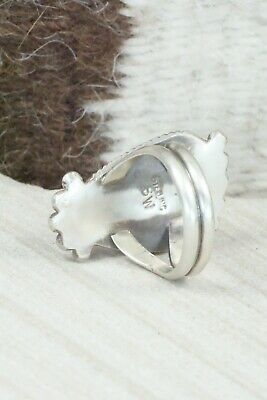 Spiny Oyster & Sterling Silver Ring - Selina Warner - Size 7.5