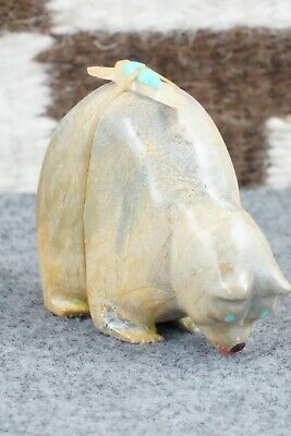 Bear Zuni Fetish Carving - Freddie Leekya