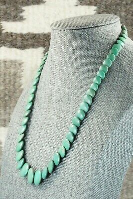 Turquoise & Sterling Silver Necklace - Navajo