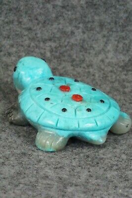 Turtle Zuni Fetish Carving - Reynold Lunasee