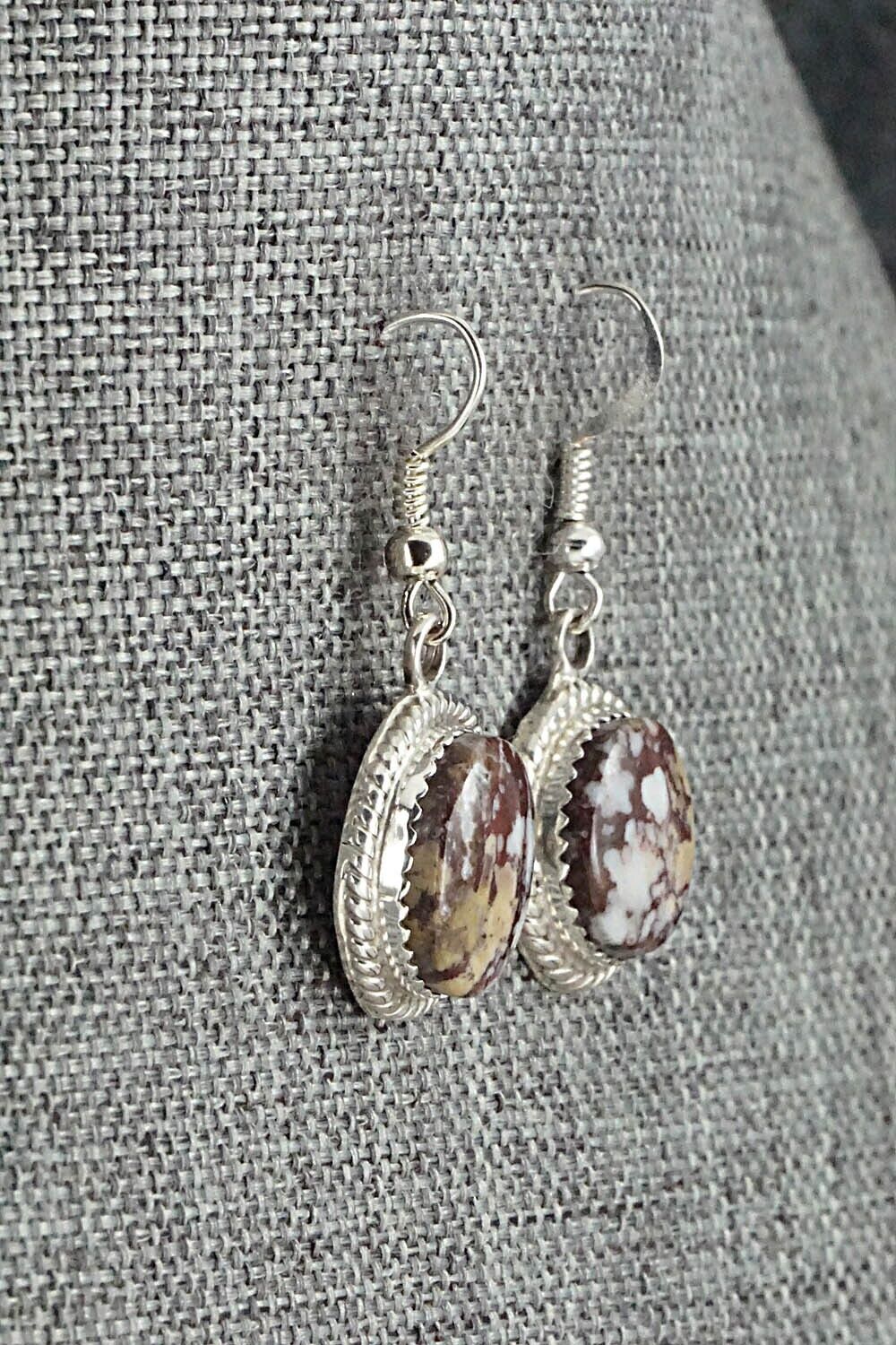 Wild Horse & Sterling Silver Earrings - Sheena Jack