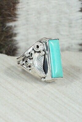 Turquoise & Sterling Silver Ring - Davey Morgan - Size 7.25