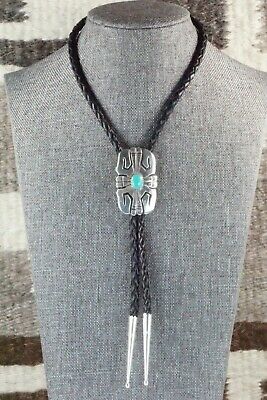 Turquoise & Sterling Silver Bolo Tie - Richard Singer