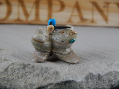 Frog Zuni Fetish Carving - Rick Quam - High Lonesome Trading