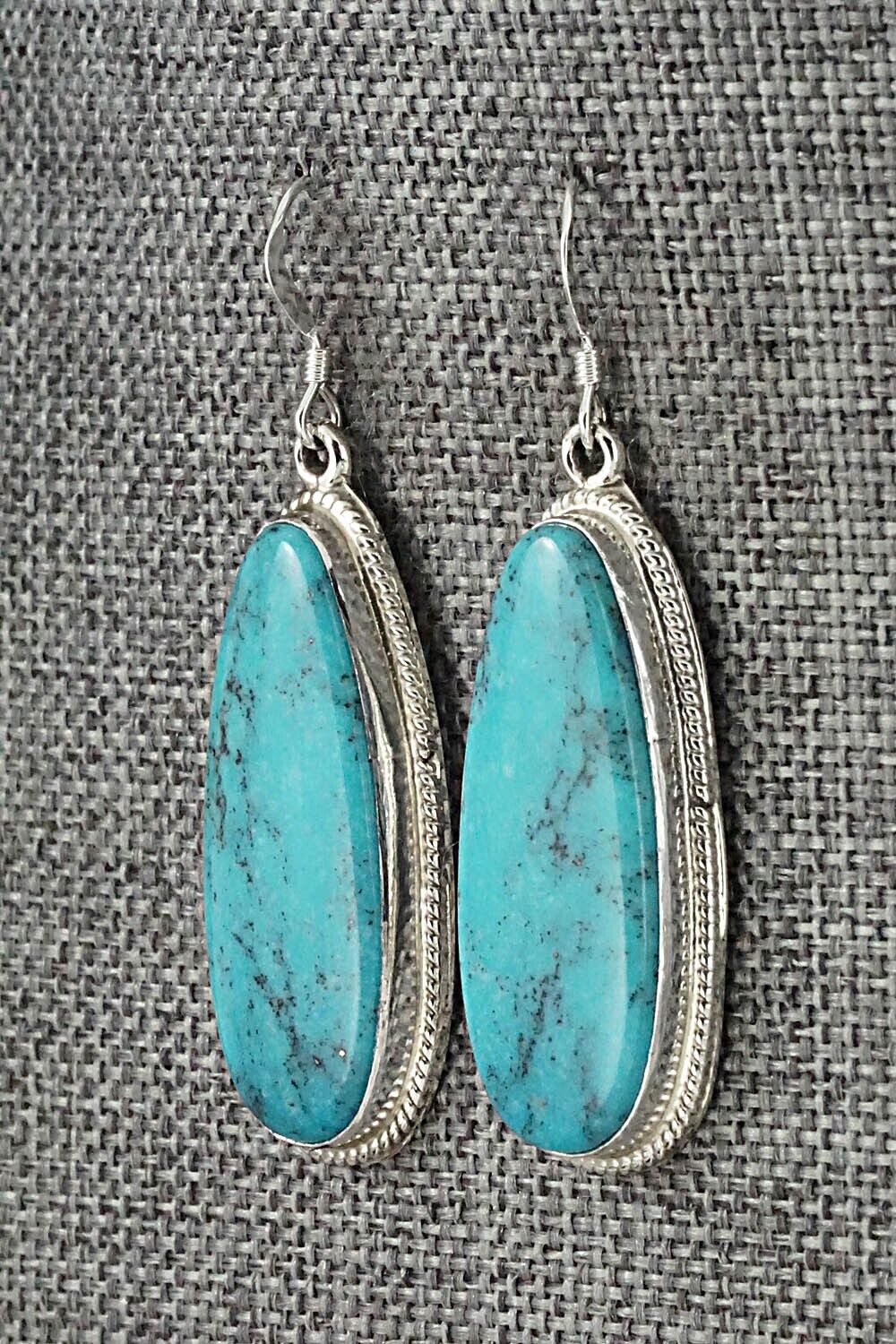 Turquoise and Sterling Silver Earrings - Sharon McCarthy