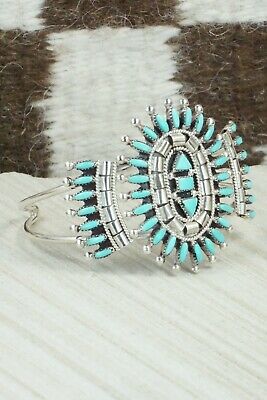 Turquoise & Sterling Silver Bracelet - Evonne Hastito