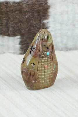 Corn Maiden Zuni Fetish Carving - Sandra Quandelacy