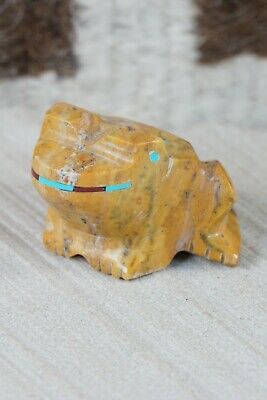 Frog Zuni Fetish Carving - Tony Laiwakete - High Lonesome Trading