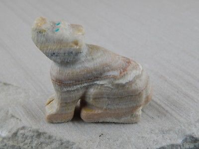 Bear Zuni Fetish Carving - Justin Natewa - High Lonesome Trading
