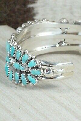Turquoise & Sterling Silver Bracelet - Jazz Wilson - High Lonesome Trading