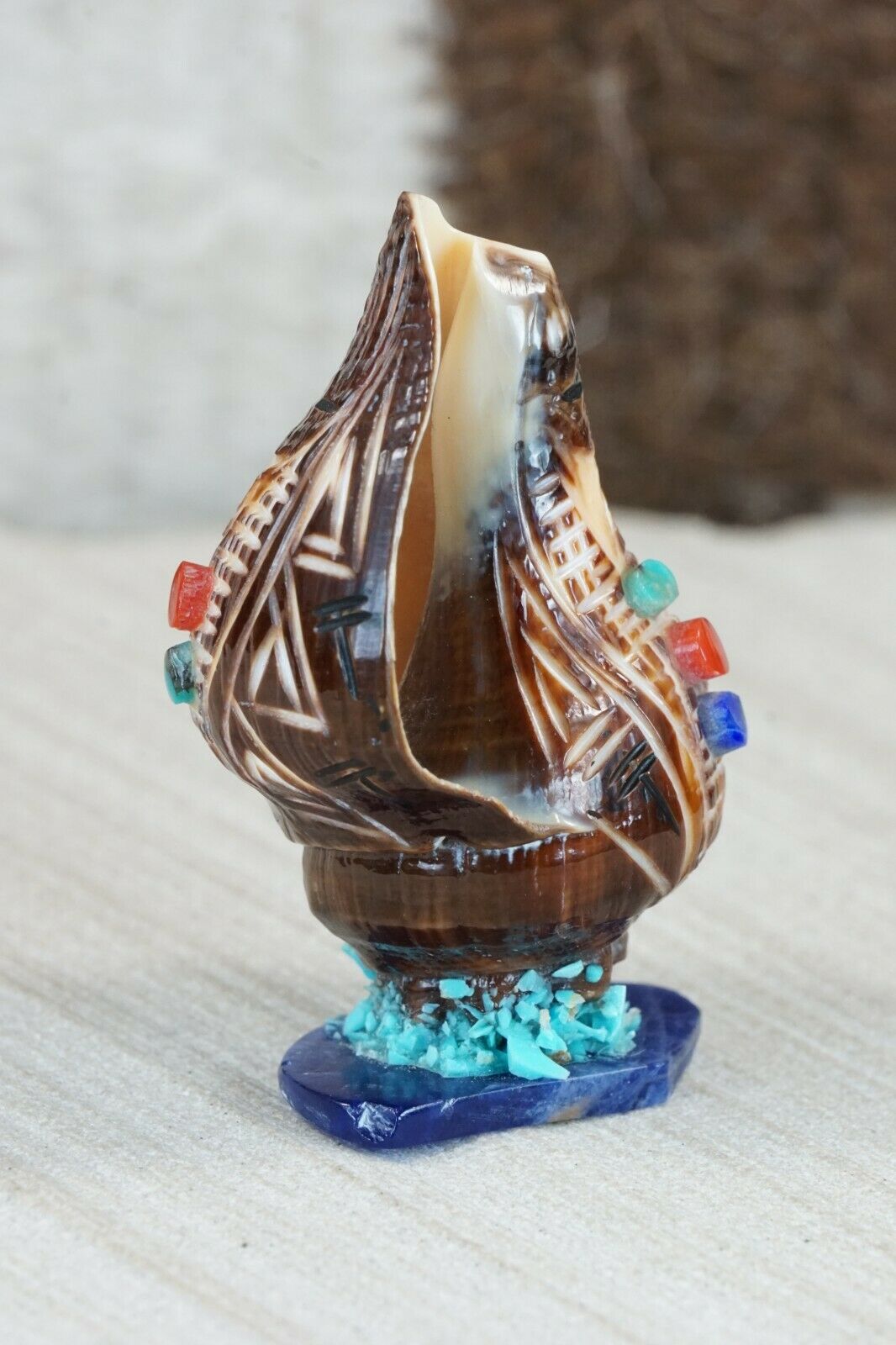 Corn Maiden Zuni Fetish Carving - Gloria Chattin