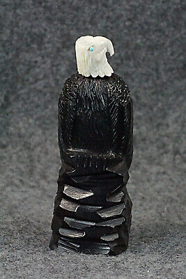 Bald Eagle Zuni Fetish Carving - Mike Tucson